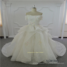 Short Sleeve Lace New Model Wedding Dress